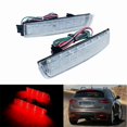 thumbnail image 3 of Car Clear Rear Bumper Reflector Lamp LED Tail Brake Light for Juke Quest Sentra FX35 265605C000, 3 of 5