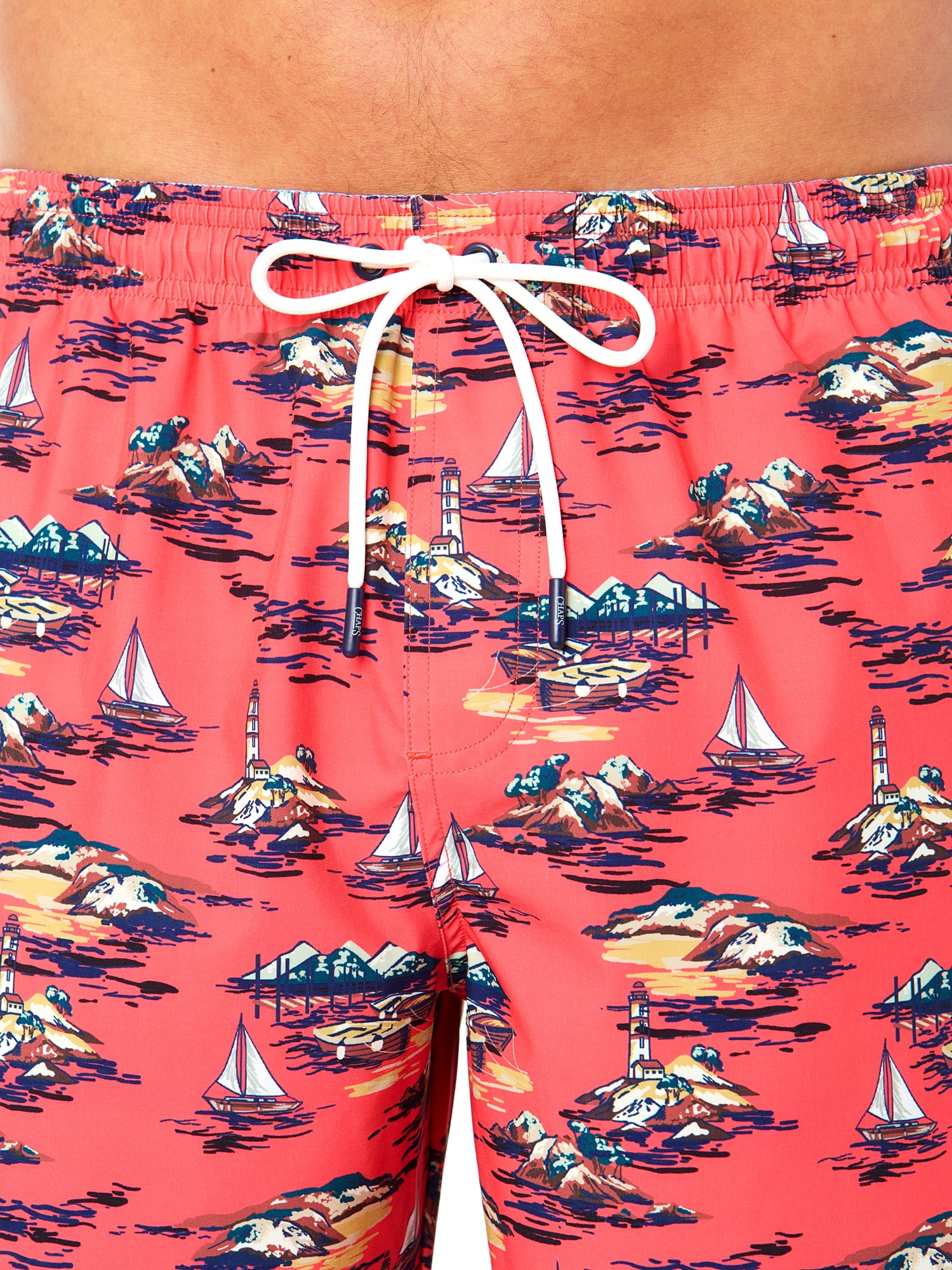 Chaps Mens Swim Trunks, 7" Inseam, Sizes S-3XL