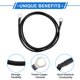 thumbnail image 4 of 1 Pc Cable Inversor de Batería 10 AWG Gauge 5FT 3/8" Lug 5/16" Lug Cable de Batería Universal para Automóvil Vehículo Barco RV Solar Cobre Estañado Negro, 4 of 7