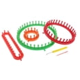 thumbnail image 4 of Rongfmy 4 Pieces/Set Plastic Knitting Knitter Looms Set Craft Sock Scarf Hat Maker, 4 of 9