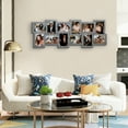 thumbnail image 3 of Classic Gallery Display  Multi Photo Frame 12 Openings Picture Frames 4x6 Collage Gray For Wall, 3 of 7