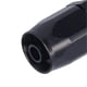 thumbnail image 1 of Adaptador de extremo de manguera de línea de aceite y gas de aluminio AN6 6AN AN6, conector giratorio recto negro, 1 of 2