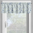 thumbnail image 2 of Ambesonne Cartoon Valance Pack of 2, Geometry Chemistry Theme, 42"X18", Blue and Ivory, 2 of 5