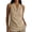 -028-Khaki, variant on Womens Halter Tops Solid Color Loose Fit Casual Blouses Soft Shirts for Daily Lounge Shopping Dating Weekend