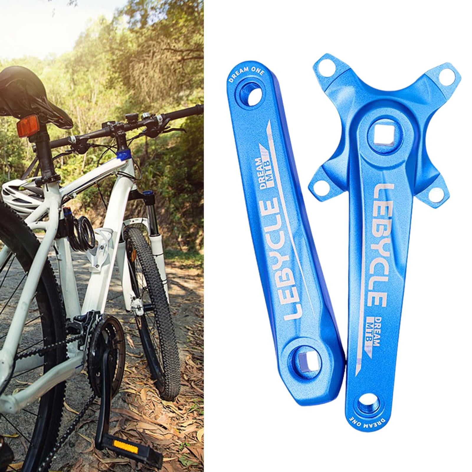 Mountain Bike Crankset 170mm Chainring Single Speed for BMX Replacement Repair Blue Crankset Walmart