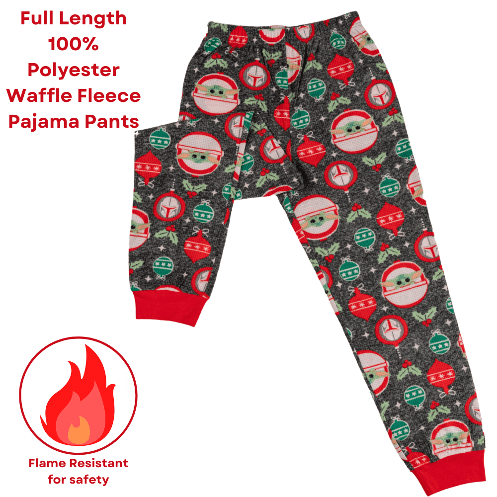 Star Wars Boys Baby Yoda Pajamas Long Sleeve Christmas Sleepwear 2 Piece Set