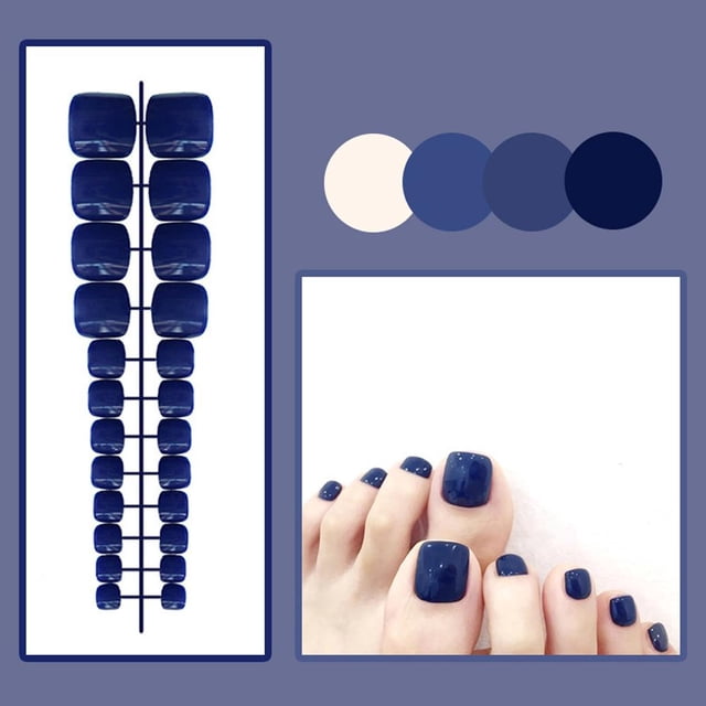 SharkTRUE Premium Universal Foot Fake Nails: Durable, Safe, Easy & Affordable