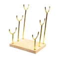 thumbnail image 2 of Exhibidor de pulseras con base de madera, elegante y estable, para guardar joyas. Tres capas, 2 of 9