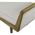 thumbnail image 4 of Uttermost Waylon Contemporary Birch Wood and Fabric Bench in Ivory, 4 of 6
