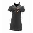 thumbnail image 3 of Vestido de mujer con hombros descubiertos, disfraz de primavera, vestido informal para vacaciones, uso diario , xxl, 3 of 7