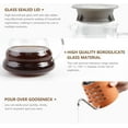 thumbnail image 5 of Pour Over Coffee Maker Set - All in One Pour Over Coffee Kit, Travel Pour Over Coffee Dripper, Manual Coffee Maker Set Grinder Brewer Dripper and Cup Set, Anniversary Birthday Gift Sets, 5 of 6