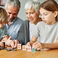 thumbnail image 2 of MOVTOTOP Mexican Train Domino Holders with International Flags for Family Games Assorted Color Plastic Paper 65pcs, 2 of 8
