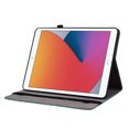 thumbnail image 2 of SaniMore Case for iPad Pro 11 2024, Auto Sleep/Wake Anti-slip Grooves Kickstand [Pencil Holder Card Slots] Embossed Rose PU Leather Shockproof Wallet Shell, Green, 2 of 8