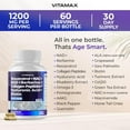 thumbnail image 2 of Suplemento Vitamax Resveratrol NAD+, berberina y ácido hialurónico, 2 of 7