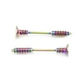 thumbnail image 1 of Nipple Barbell  Screw Bar Design Stainless Steel 16G, 1 of 5