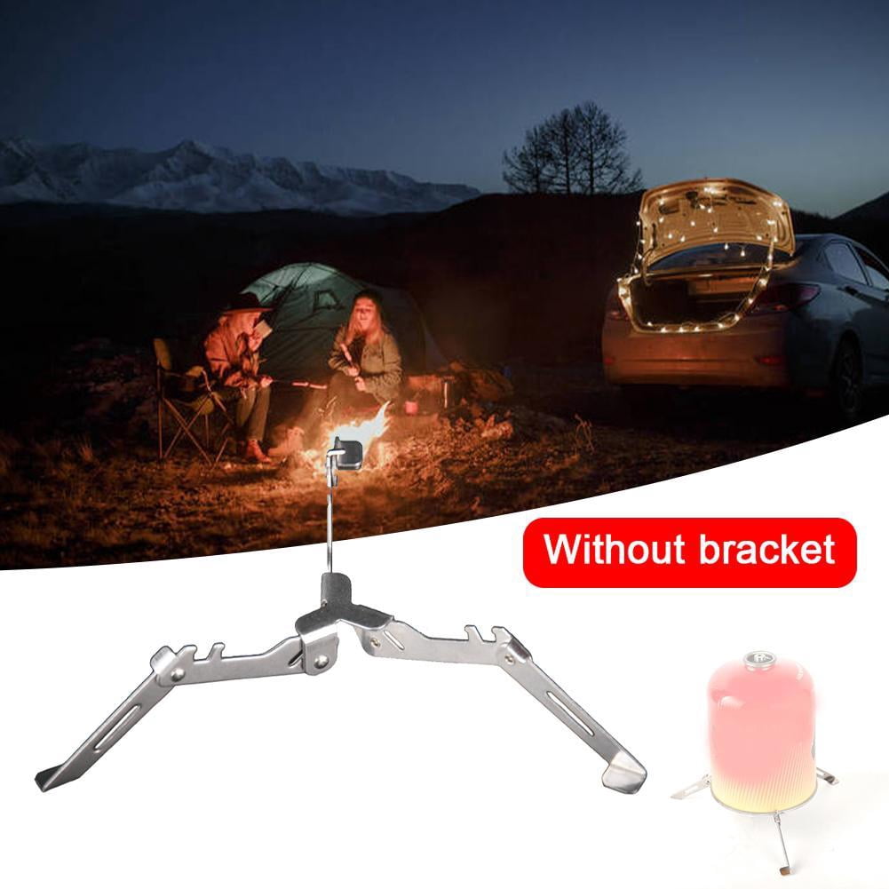 Steel Camping Gas Tank Stove Base Holder Stands Folding U9I9 New N3E9