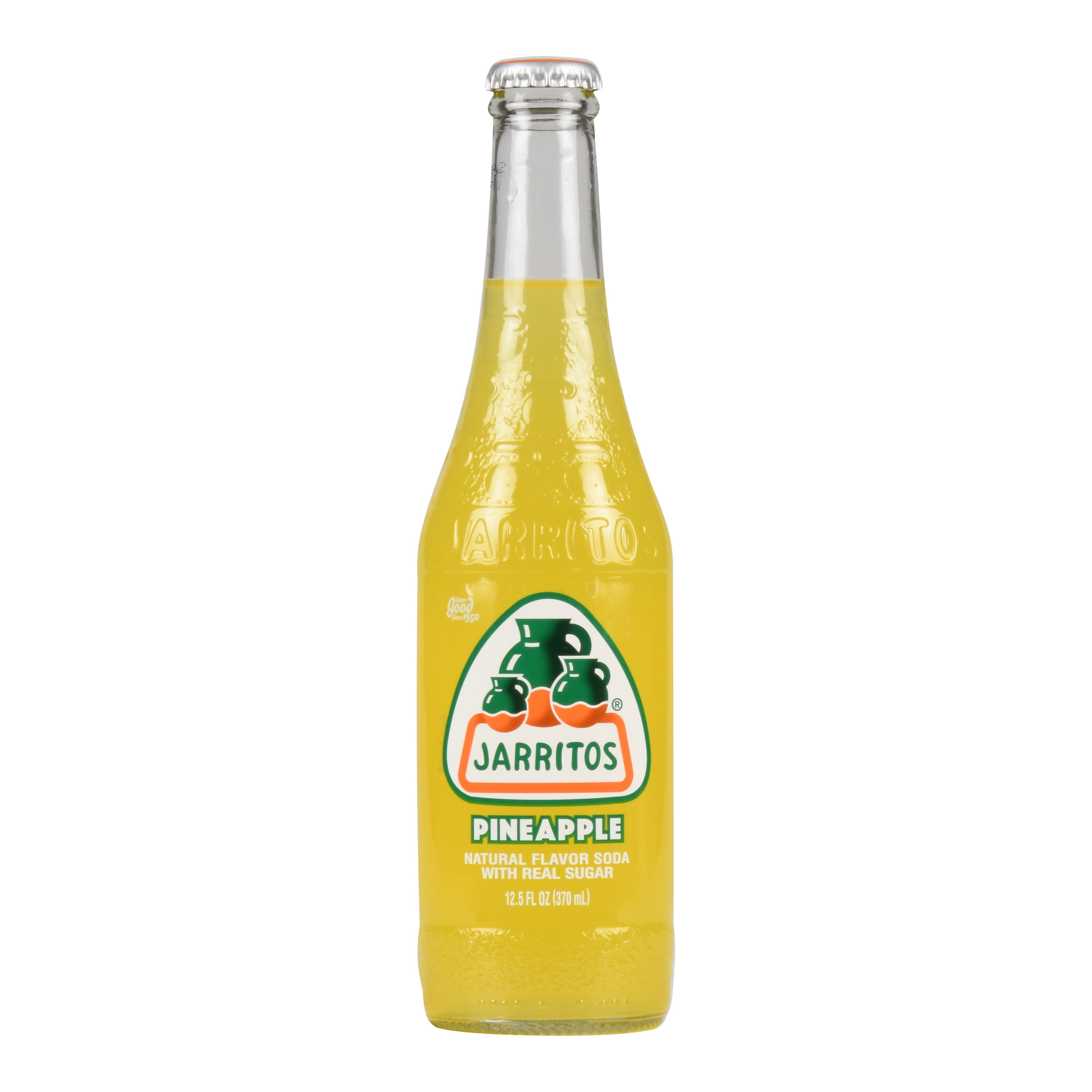 Jarritos Soda, Pineapple, Bottle, 12.50Ounce