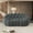 Grey, variant on Sodrens Modern Lazy Floor Sofa,79.53" Bubble Couch,Curved Football Sofa for Living Room,Office,Apartment,No-Assembly,Grey