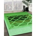 thumbnail image 3 of Ahgly Company Machine Washable Indoor Rectangle Transitional Green Area Rugs, 5' x 8', 3 of 7