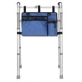 thumbnail image 6 of QAZbgdl Foldable Wheelchair Bag & Walker Side Organizer with Large Capacity, Cup Holder & Multiple Pockets | 1 Pcs | Blue or Gray | 20.47x17.72x12.99in, 6 of 7
