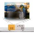 thumbnail image 3 of Mini Proyector, Proyector Portátil 1080P HD, Proyector de Películas de Cine en Casa, Proyector Inteligente para el Hogar Compatible con HDMI USB AV Laptop Smartphone, 3 of 5