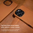thumbnail image 2 of Funda de piel Belemay para iPhone 16 Pro con MagSafe Tan, 2 of 8
