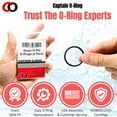 thumbnail image 6 of Captain O-Ring Replacement H-553/5308696 / P6000-C31 / A912809-0070A Orings for Zurn, Sloan, Royal/Regal, American Standard Flushometer Valve Tailpiece 6 Pack, 6 of 7