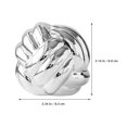 thumbnail image 2 of Miangastore Thread Knot Style Ornament Twisted Line Statue Nordic Style Home Decor Ceramic Craft, 2 of 8