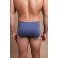 thumbnail image 2 of Men's Cottonique M27712 Latex Free Organic Cotton Briefs - 2 Pack (Melange Blue S), 2 of 4