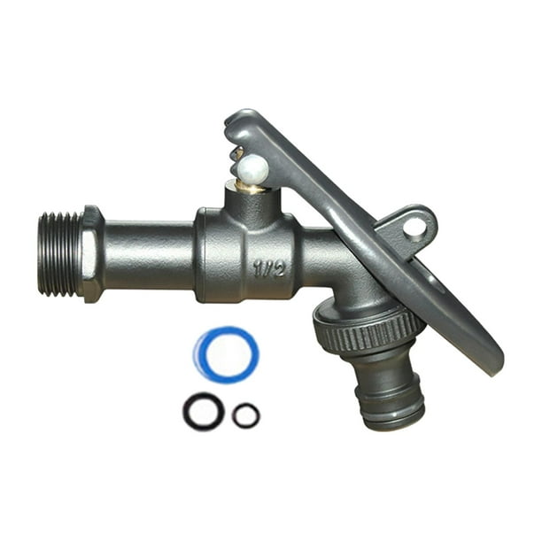Outdoor Garden Faucet, Garden Hose Spigot 1/2" 3/4" Brass, Outside