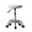 White, variant on Height Adjustable Rolling Stools, Swivel Stool with 5 Casters, Lifting Bar Stool, Leather Round Stool with Lines, Fashionable Versatile Rotation Stool, Indoor 360 Degree Rotation Chairs, White, Y0547