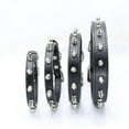 thumbnail image 6 of Dog Collar,  Cat Collars Spiky Studded Puppy Collar Boy Stud Rivet Pu Leather Mushroom Adjustable for XSmall Small Medium Breed 1Pack, 6 of 6