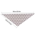 thumbnail image 4 of Greeniant Bufanda de baba para 4 estaciones, plegable, de algodón suave, elegante, reutilizable, ajustable, toalla Triangular para mascotas, para cuello Ropa para mascotas gris tipo 2 Greeniant PT003844-04, 4 of 6