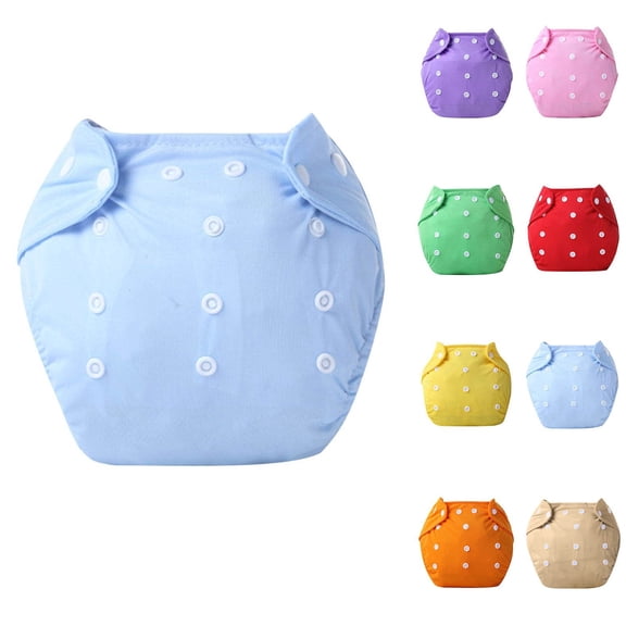 hengsof Baby Cloth Diaper Breathable Cloth Diaper Covers Adjustable Washable Reusable for Baby Girls and Boys