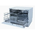 thumbnail image 3 of Sunpentown SD-2224DWA Energy Star Countertop Dishwasher with Delay Start & LED, White, 3 of 4