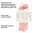 thumbnail image 3 of Plush Storage Bucket, Large Capacity Plush Doll Organizer with Cute Transparent Design, Made of Safe Plastic, Suitable for Bedrooms, Living Rooms, Game Rooms, 3 of 7