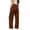 Coffee-r3F, variant on Mnyotv Girls Sweatpants with Pockets Kids Cargo Wide Leg Pants Baggy Sweatpants Teen Joggers Trousers Size 7-8Y