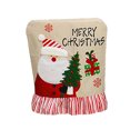 thumbnail image 1 of Lindo Bordado Anciano Muñeco De Nieve Silla Cubierta Lino Taburete Cubierta Inevent HA044566-01, 1 of 6