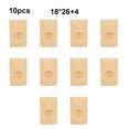 thumbnail image 4 of Wosthever Bolsa de 10 Uds., bolsas de almacenamiento de papel Kraft, bolsa de embalaje con muesca en forma de U reutilizable y práctica, productos Almacenamiento y organización del hogar 26+4 Wosthever HA077463-07, 4 of 6