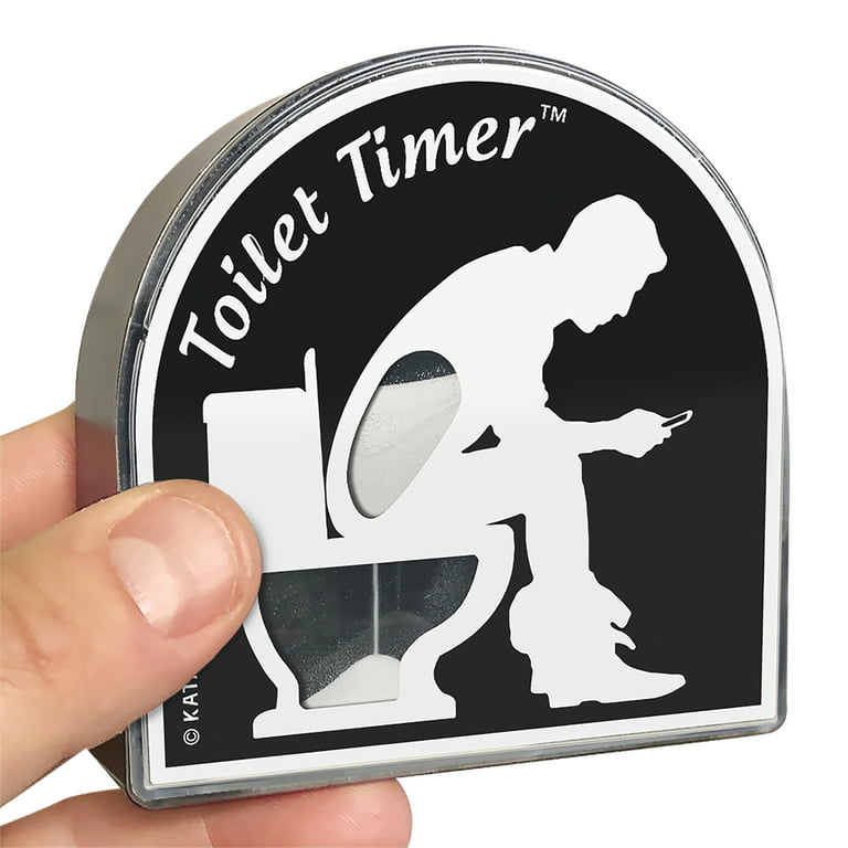 The Toilet Timer Novelty Gift For Husband Fathers Day Funny Gifts for Him  Dad Bathroom Timer Husband Boyfriend Adults Teens