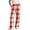 Red, variant on Ohufall Pajama Pant for Women Plaid Elastic Waist Soft Pant Sleep Lounge Comfort Casual Sleepwear
