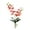 Rose Red, variant on Farfi Fake Flower Simulated No Watering Plastic Colorful Orchid Faux Plant Decor Household Supplies (Light Purple)