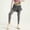 hwj# Grey433, variant on Huowey Yoga Pants Women Leggings Slim Fit High Waist Solid Color Fitness Joggings With Wide Leg Shorts Casual Breathable Running Sport Lightweight Cozy Trousers,Black,L
