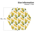 thumbnail image 2 of Kdxio Corn On The Cob Funny Coasters,4 Pcs Leather Coasters,Housewarming Gifts,Protect Furniture from Water Marks Scratch and Damage, 2 of 6