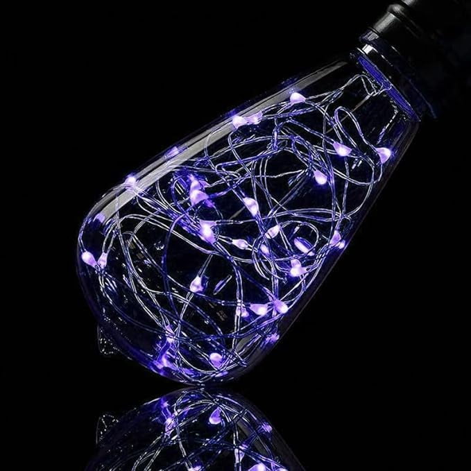 WE 3D Fireworks Edison BulbLED Decorative Firework Light Bulb, 2 Pack 3D Incandescent Bulbs Light Bulb 5W 85-265V Retro Bulb