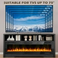 thumbnail image 4 of Vitesse 65 Inches Fireplace TV Stand with 60" Electric Fireplace Up to 75" TV. Modern Wooden Entertainment Center with Open Shelve Storage,TV Console Table for Living Room, 4 of 6