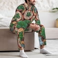 thumbnail image 7 of Sikiie Cactus 4 Mens Pajama Set, Soft Warm Long Sleeve Sleepwear, Cozy Button-Down Pjs for Men-Large, 7 of 7