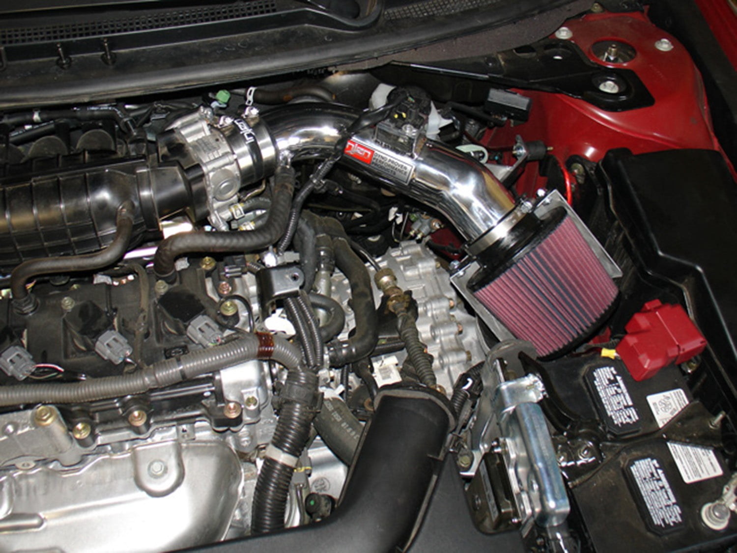 Injen 07-09 Altima 4 Cylinder 2.5L w/ Heat Shield (Automatic Only) Black Short Ram Intake Fits select: 2007-2012 NISSAN ALTIMA, 2021 TOYOTA TUNDRA DOUBLE CAB SR/SR5