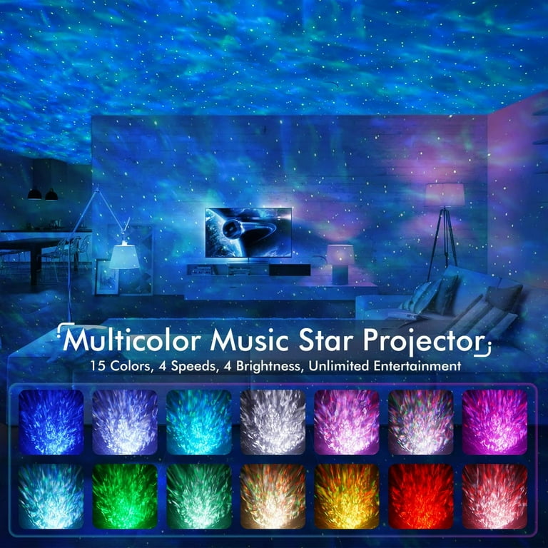 SUMKEA Star Projector, Space Dog, Nebulae Light - Walmart.com