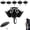 Black, variant on Creative Ring Buckle Windproof Reinforced Umbrella,Reverse Automatic Folding Umbrella with Hook,Reflective Safety Strip,Sturdy Windproof,Suitable for Both Rain and Shine
